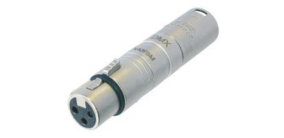 Neutrik Adapter, XLR 3p. female/XLR 5p. male