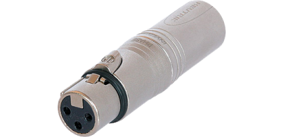 Neutrik Adapter, XLR fem./male 3p., Phasenwender