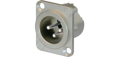 Neutrik XLR3-p.,Einbaustecker, D-Serie