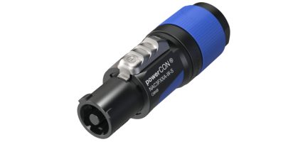 Neutrik powerCON, 3p.- Netzkabelbuchse, blau, Power-In