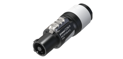 Neutrik powerCON, 3p.- Netzkabelstecker, grau, Power-Out