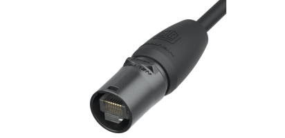 Neutrik RJ45 Kabelstecker-Chassis, nachträgl. Montage, IP65, schwarz