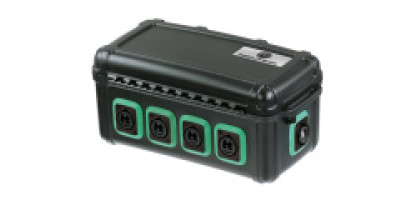 Neutrik opticalCON QUAD Breakout Box, single mode APC, grün