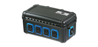 Neutrik opticalCON QUAD Breakout Box, single mode PC, blau