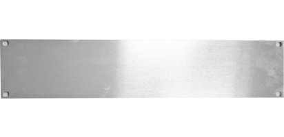 19'' Alu-Blindplatte, 2 HE natur