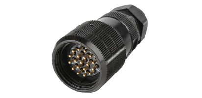 PACOM Kabelstecker 19p., mit Ü.-Mutter, M40