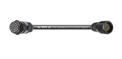 MTI Speakercore, 16x 4,0 mm² Rigging, PACOM 19pol. female/male