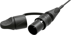 Image of Neutrik opticalCON DUO LITE plug and cable