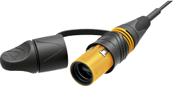 Image of Neutrik opticalCON MTP® LITE plug and cable
